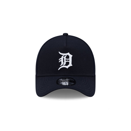 Detroit Tigers Side Script 9FORTY A-Frame Trucker Hat