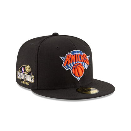 New York Knicks 2026 Champions Sidepatch Black 59FIFTY Fitted Hat