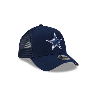 Dallas Cowboys Side Script 9FORTY A-Frame Trucker Hat