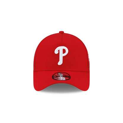 Philadelphia Phillies Side Script 9FORTY A-Frame Trucker Hat
