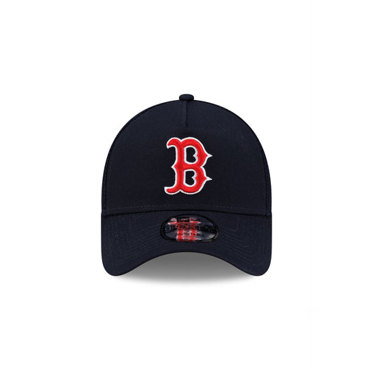 Boston Red Sox Side Script 9FORTY A-Frame Trucker Hat