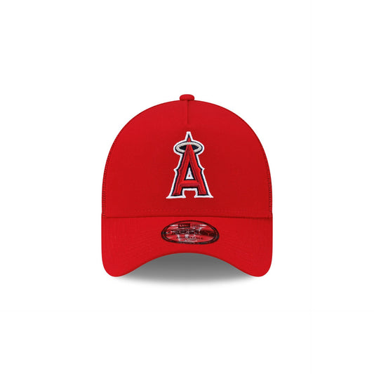 Los Angeles Angels Side Script 9FORTY A-Frame Trucker Hat