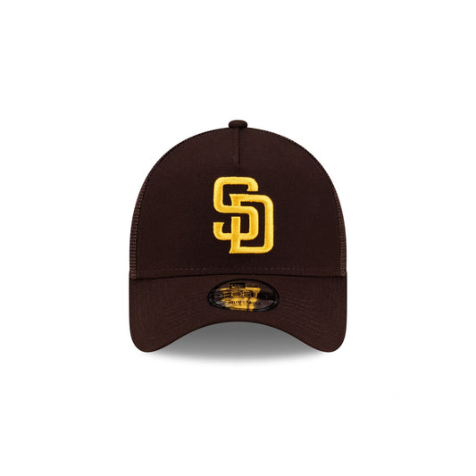 San Diego Padres Side Script 9FORTY A-Frame Trucker Hat