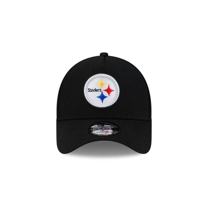 Pittsburgh Steelers Side Script 9FORTY A-Frame Trucker Hat