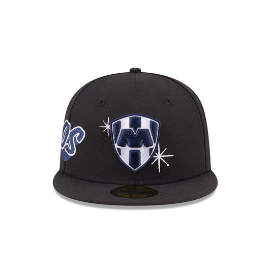 Rayados Wordmark Side 59FIFTY Fitted Hat