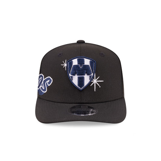 Rayados Wordmark Side 9SEVENTY Stretch-Snap Hat