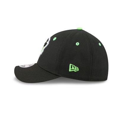 Erie SeaWolves Theme Night Black Neon 39THIRTY M-Crown Stretch Fit Hat