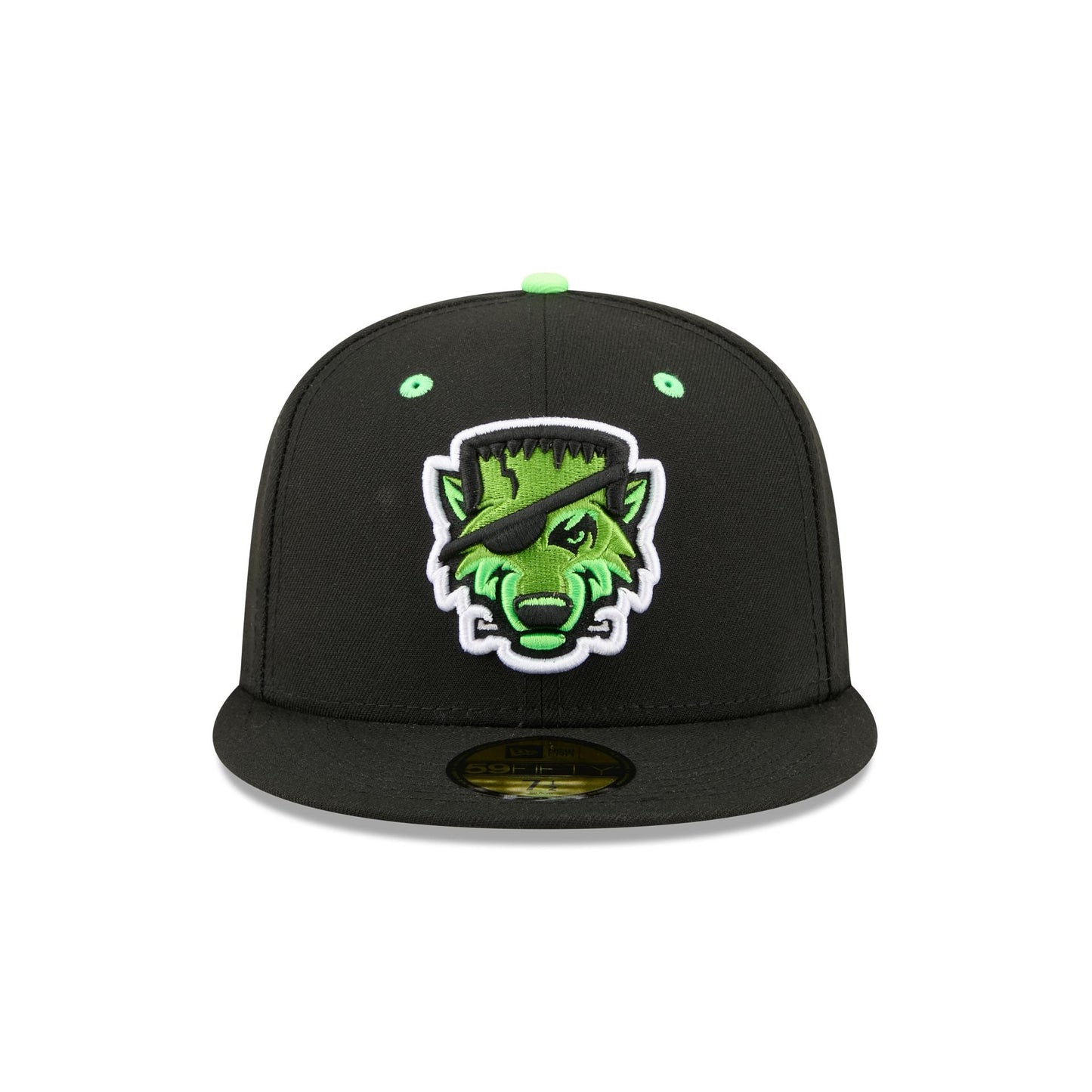 Erie SeaWolves Theme Night Black Neon 59FIFTY Fitted Hat