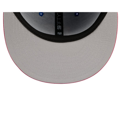Rocket City Trash Pandas Theme Night Blue 59FIFTY Fitted Hat