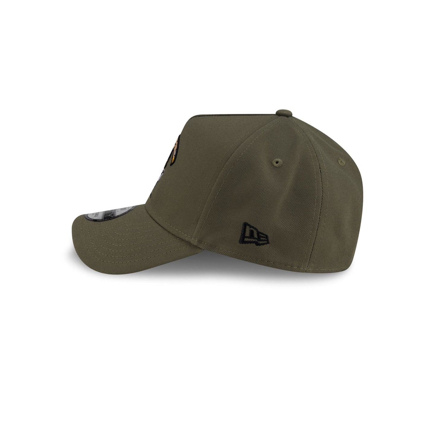 Rodrigo Roji x New Era Cap Soccer Olive Green 9FORTY A-Frame Snapback Hat