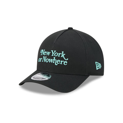 New York or Nowhere x New York Liberty Black 9FORTY M-Crown A-Frame Snapback Hat