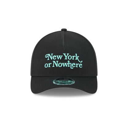 New York or Nowhere x New York Liberty Black 9FORTY M-Crown A-Frame Snapback Hat