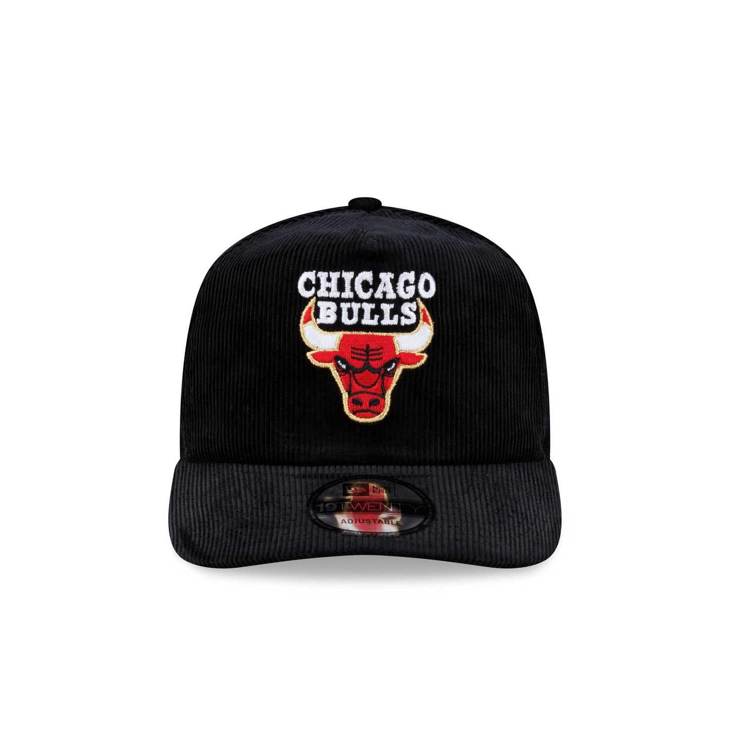 Chicago Bulls 1996 Finals Black & Gold Corduroy 19TWENTY Adjustable Hat