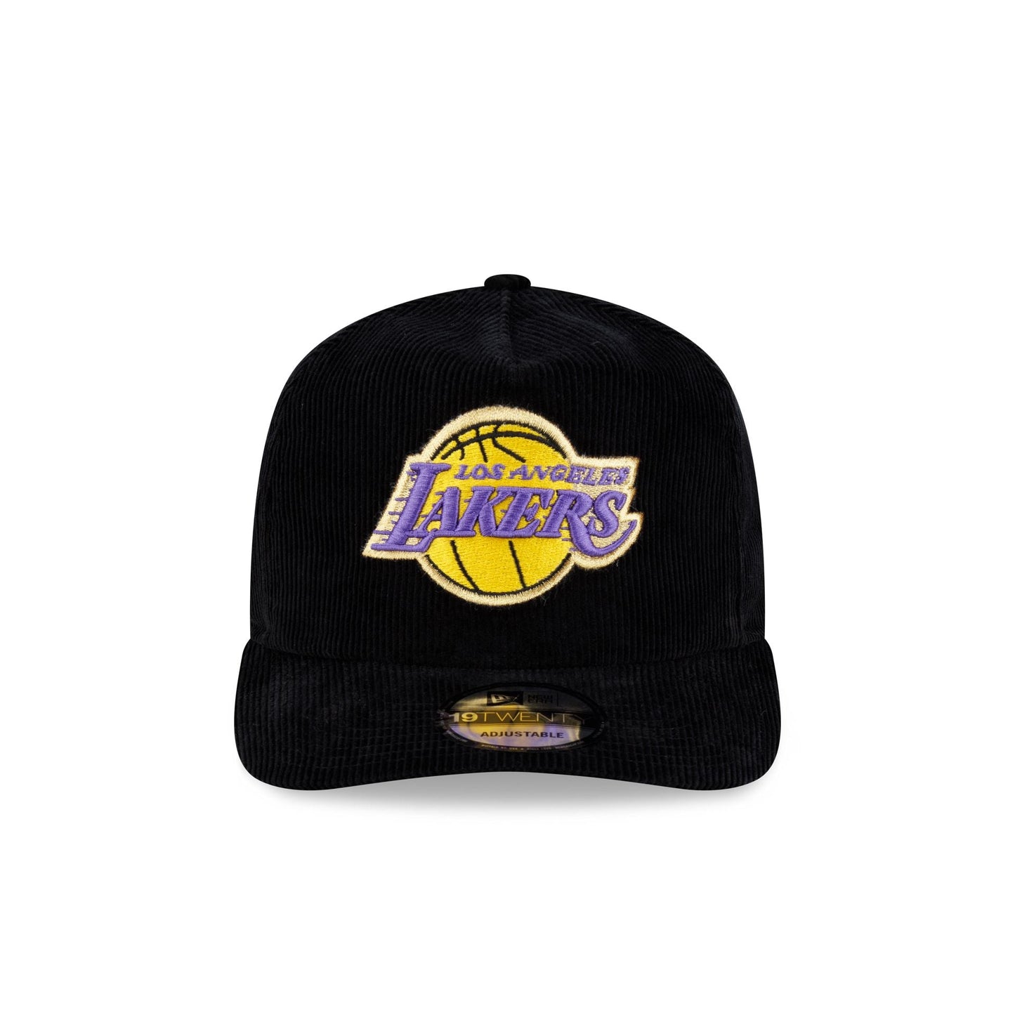 Los Angeles Lakers 2001 Finals Black & Gold Corduroy 19TWENTY Adjustable Hat