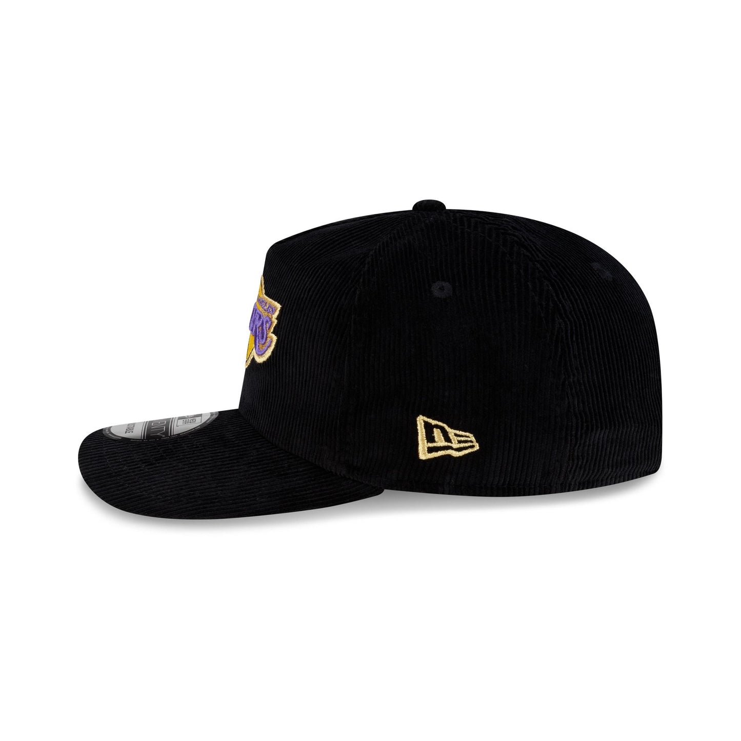 Los Angeles Lakers 2001 Finals Black & Gold Corduroy 19TWENTY Adjustable Hat