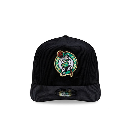 Boston Celtics 1986 Finals Black & Gold Corduroy 19TWENTY Adjustable Hat