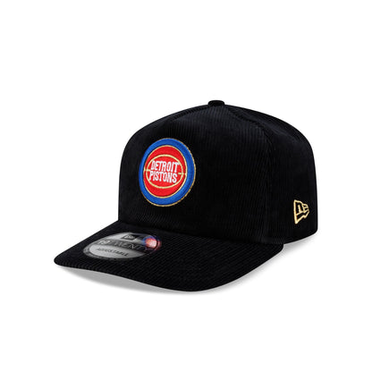 Detroit Pistons 1989 Finals Black & Gold Corduroy 19TWENTY Adjustable Hat