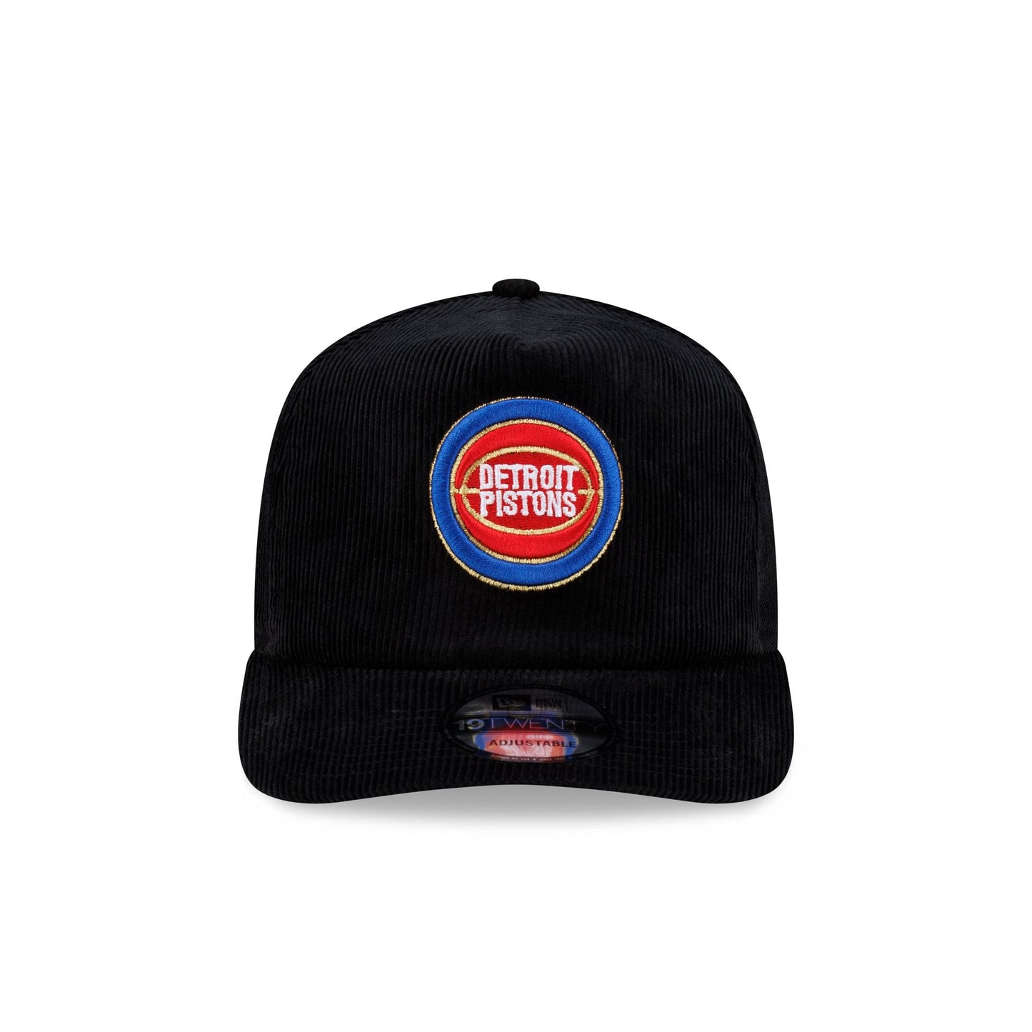 Detroit Pistons 1989 Finals Black & Gold Corduroy 19TWENTY Adjustable Hat