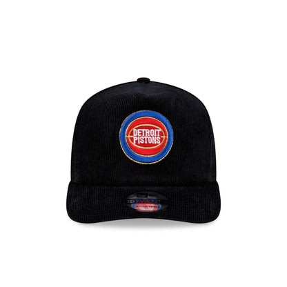 Detroit Pistons 1989 Finals Black & Gold Corduroy 19TWENTY Adjustable Hat