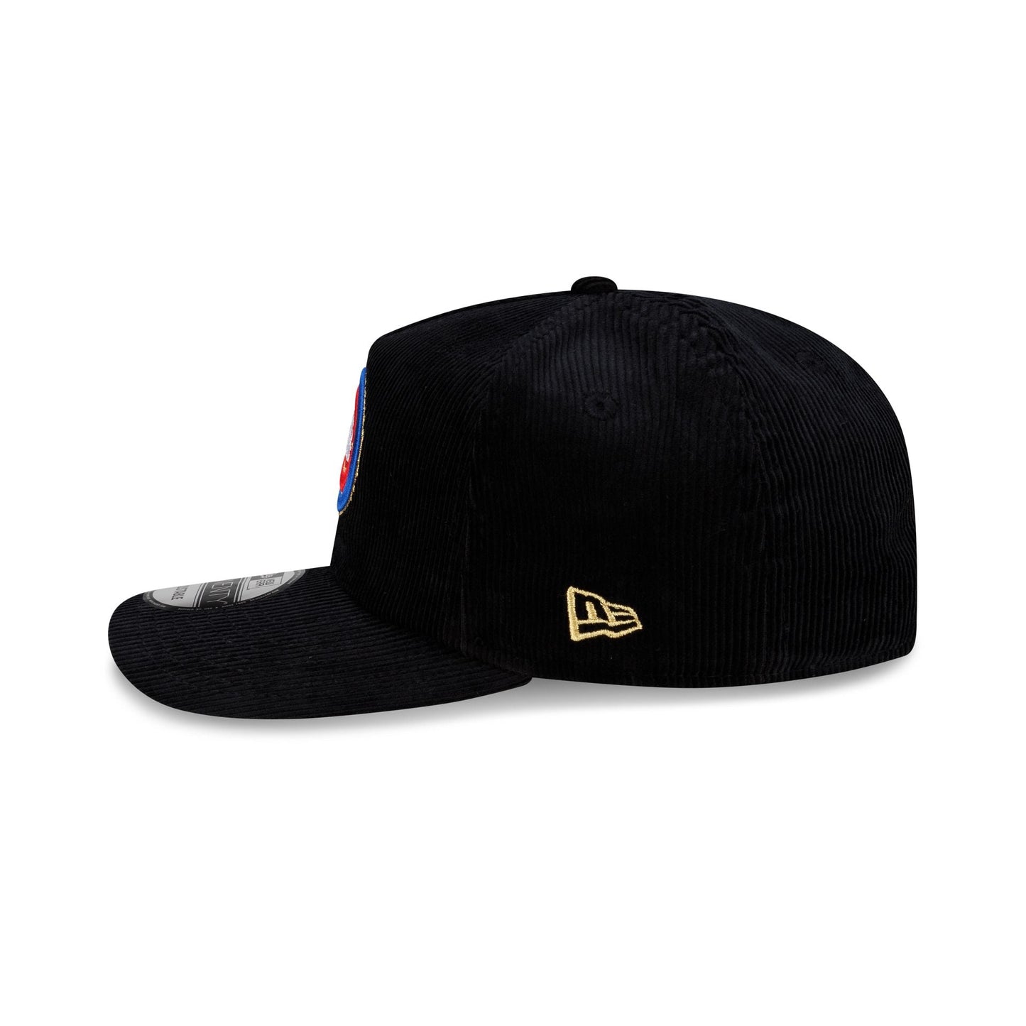 Detroit Pistons 1989 Finals Black & Gold Corduroy 19TWENTY Adjustable Hat