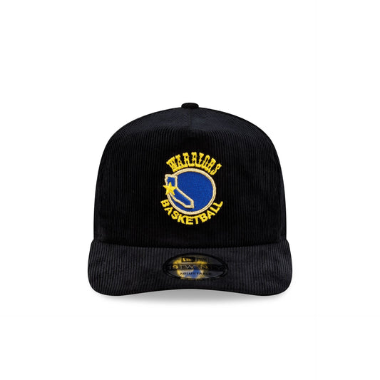 Golden State Warriors 1975 Finals Black & Gold Corduroy 19TWENTY Adjustable Hat