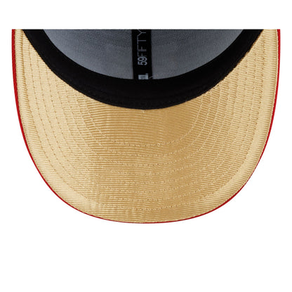 Chicago Bulls 1998 Finals Black & Gold 59FIFTY Fitted Hat
