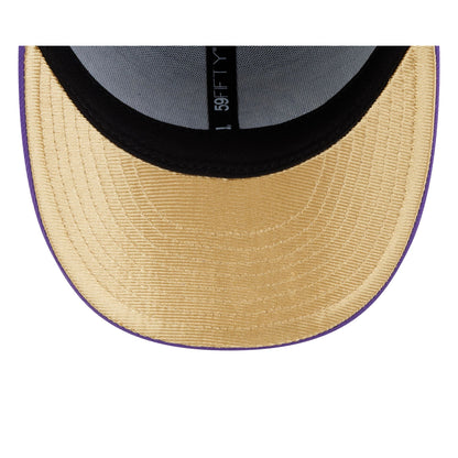 Los Angeles Lakers 2001 Finals Black & Gold 59FIFTY Fitted Hat